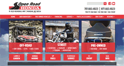Desktop Screenshot of openroad-honda.com