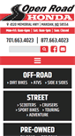 Mobile Screenshot of openroad-honda.com